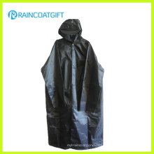 Durable 100% Polyester PVC Coating Long Parka Raincoat